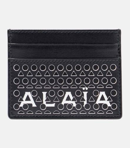 Alaïa Porte-cartes en cuir à logo - Alaïa - Modalova