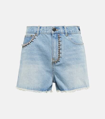 Area Short en jean à ornements - Area - Modalova