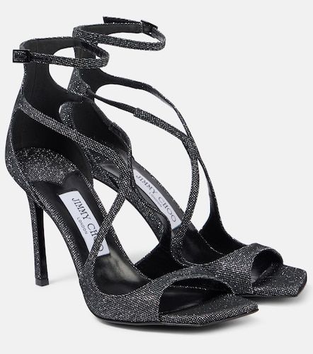 Sandales Azia 95 à paillettes - Jimmy Choo - Modalova