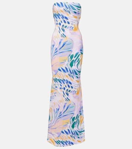 Robe longue bustier Elodie à imprimé - Alexandra Miro - Modalova