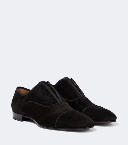 Richelieus Alpha Male en velours - Christian Louboutin - Modalova