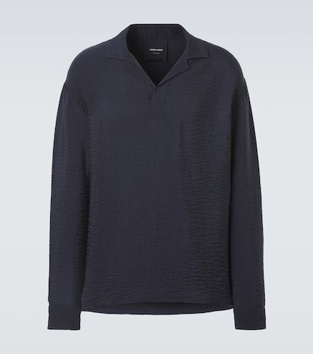 Giorgio Armani Polo en seersucker - Giorgio Armani - Modalova