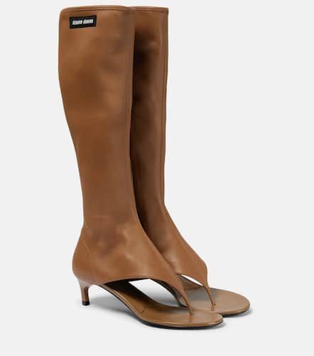 Miu Miu Sandales en cuir - Miu Miu - Modalova