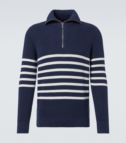 Pull rayé en coton - Brunello Cucinelli - Modalova