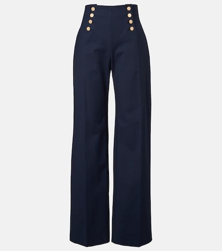 Pantalon ample Alba en coton mélangé - Carolina Herrera - Modalova