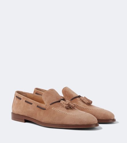 Mocassins en daim - Brunello Cucinelli - Modalova