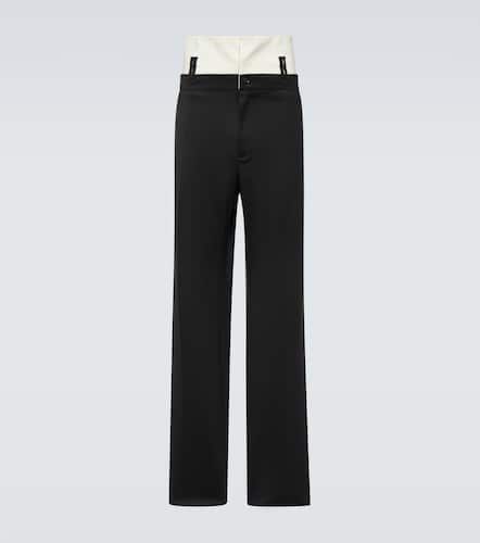 Pantalon droit en laine mélangée - Dolce&Gabbana - Modalova