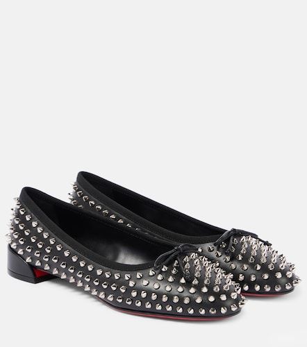 Ballerines en cuir à clous - Christian Louboutin - Modalova