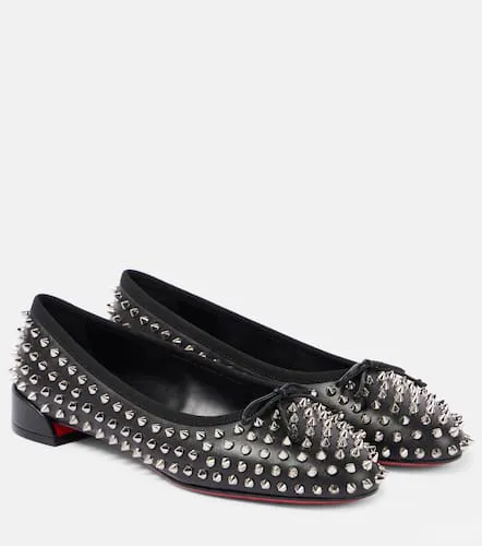 Ballerines Spiked en cuir - Christian Louboutin - Modalova