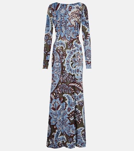 Etro Robe longue en crêpe - Etro - Modalova