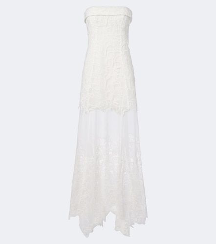 Robe longue bustier Rennis en organza - Simkhai - Modalova
