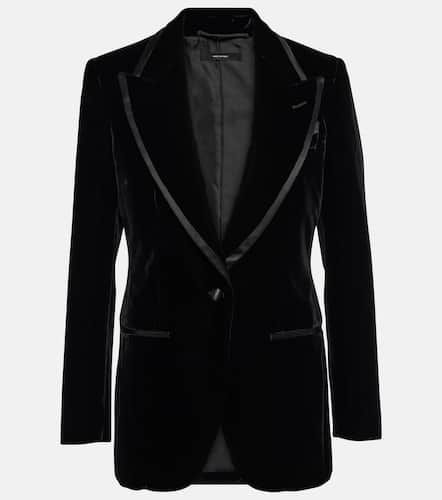 Veste de smoking en velours - Tom Ford - Modalova