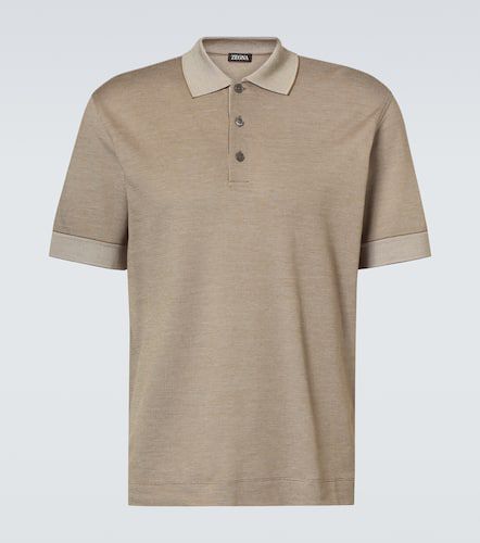 Zegna Polo en coton et soie - Zegna - Modalova