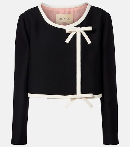 Veste courte en Crêpe Couture - Valentino - Modalova
