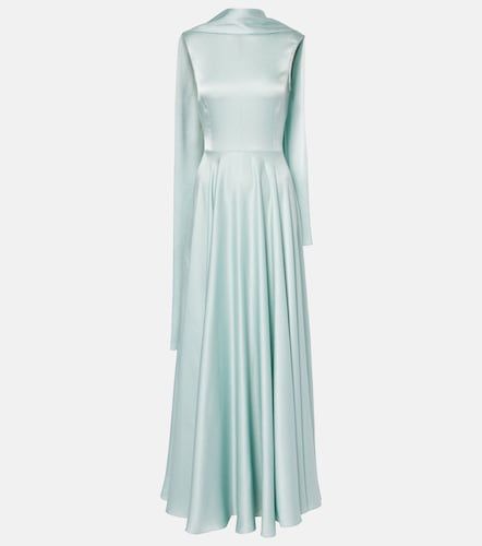 Robe longue Emelia en satin - Solace London - Modalova