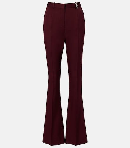 Versace Pantalon évasé en laine - Versace - Modalova