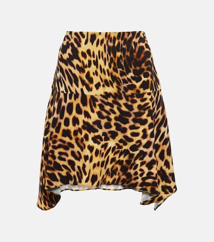 Mini-jupe à motif léopard - Stella McCartney - Modalova