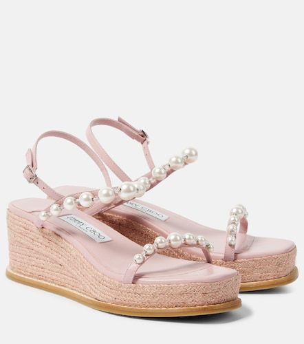 Sandales compensées Amatuus 60 en cuir - Jimmy Choo - Modalova