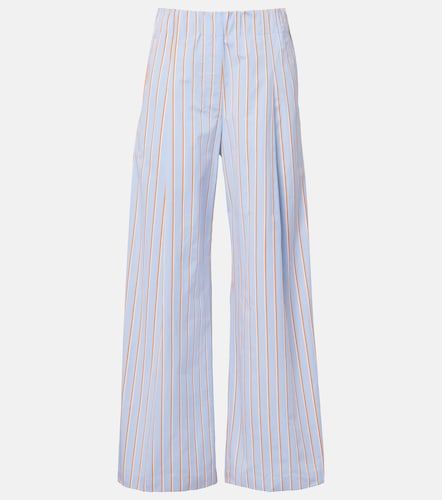 Pantalon ample en coton à rayures - Dries Van Noten - Modalova