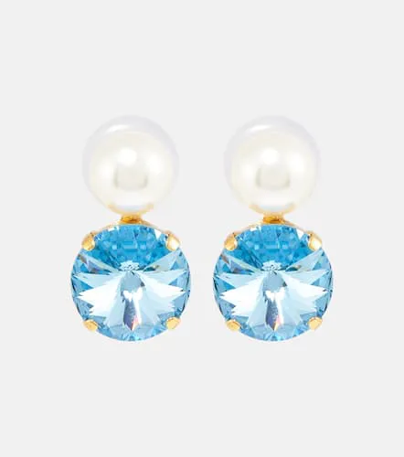 Boucles d'oreilles Demi à cristaux et perles fantaisie - Jennifer Behr - Modalova