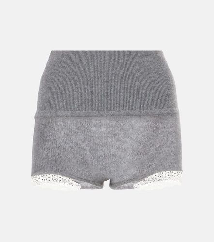 Short à taille haute en cachemire - Magda Butrym - Modalova