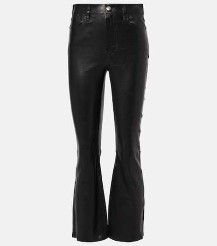 Pantalon bootcup Le Crop Mini Boot en cuir - Frame - Modalova