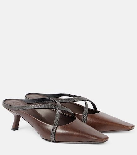 Brunello Cucinelli Mules en cuir - Brunello Cucinelli - Modalova