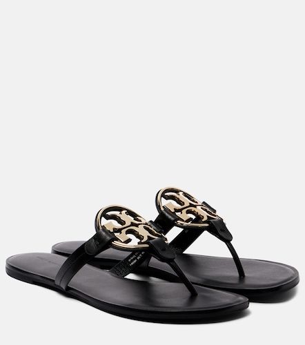 Mules Metal Miller en cuir - Tory Burch - Modalova