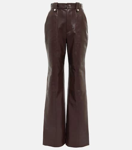 Pantalon droit Zelda en cuir mélangé - Nanushka - Modalova