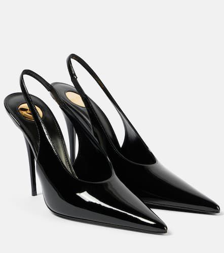 Escarpins L'Entracte 110 en cuir verni - Saint Laurent - Modalova