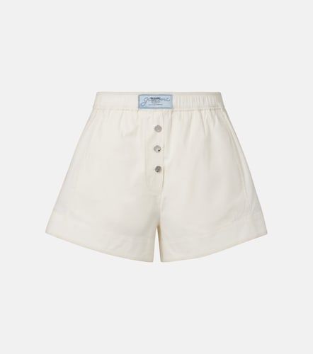 Ganni Short en coton mélangé - Ganni - Modalova