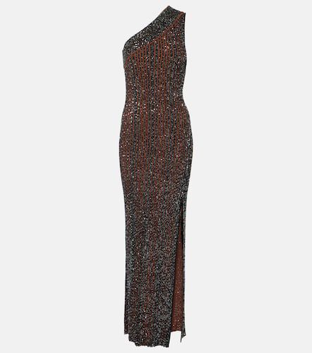 Robe longue asymétrique à ornements - Missoni - Modalova