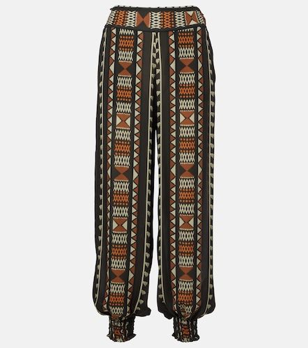 Pantalon Nareem en georgette de soie - Johanna Ortiz - Modalova