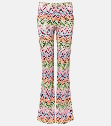 Pantalon évasé Zigzag à taille haute - Missoni - Modalova
