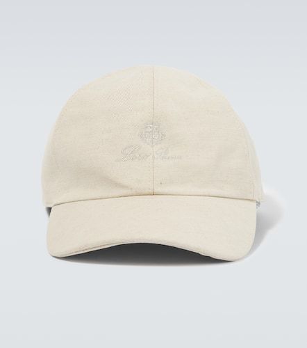 Casquette en coton et lin à logo - Loro Piana - Modalova