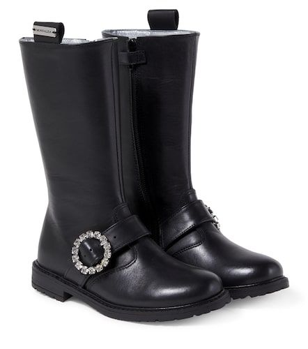 Bottes en cuir à ornements - Monnalisa - Modalova