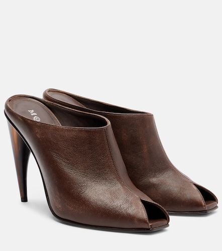 McQueen Mules Horn en cuir - McQueen - Modalova