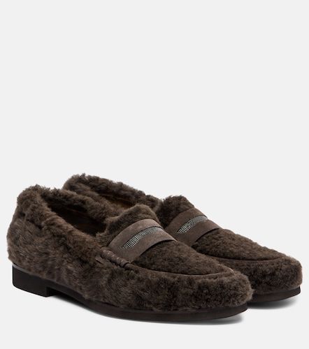 Mocassins Monili en shearling - Brunello Cucinelli - Modalova