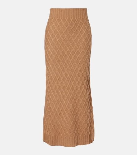 Jupe longue Po en laine de chameau - Max Mara - Modalova