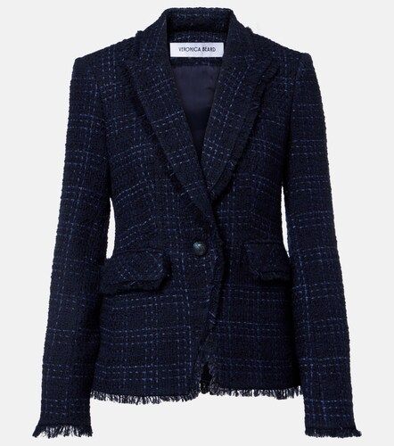 Blazer en tweed à carreaux - Veronica Beard - Modalova