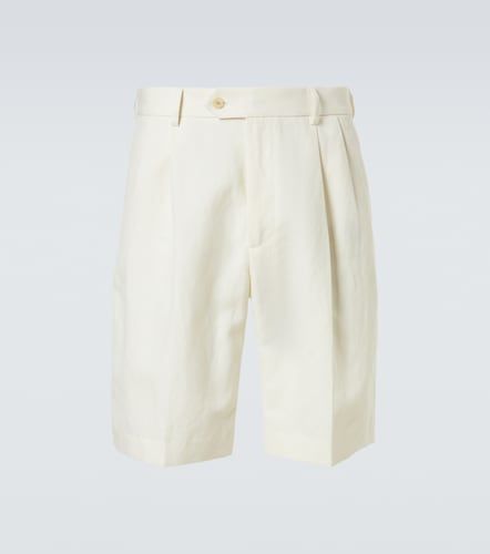 Short en laine, coton et lin - Auralee - Modalova