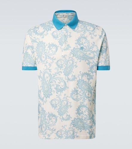 Polo en coton à motif cachemire - Etro - Modalova