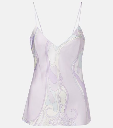 Caraco Orchidee en satin de soie - Pucci - Modalova