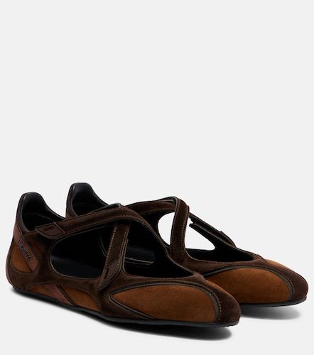 Ballerines Floor 01 en daim - The Attico - Modalova