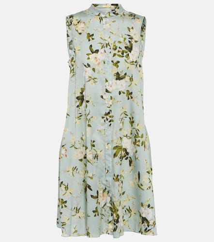 Robe Soleil en coton à fleurs - Erdem - Modalova