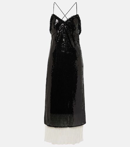 Robe midi en organza à sequins - Xu Zhi - Modalova