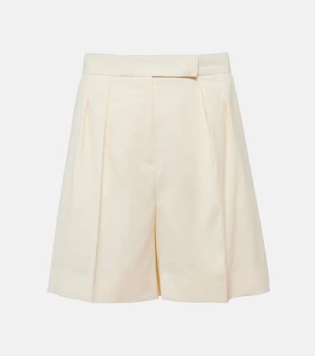 Short Priamo à taille haute en laine vierge - Max Mara - Modalova