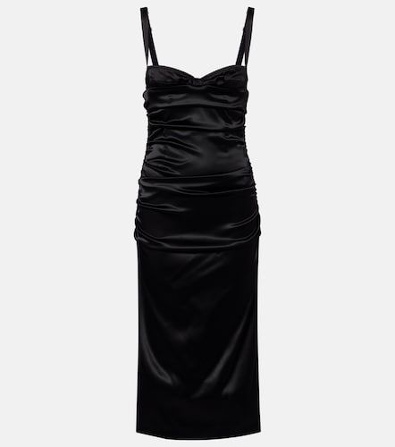 Dolce&Gabbana Robe midi en satin - Dolce&Gabbana - Modalova