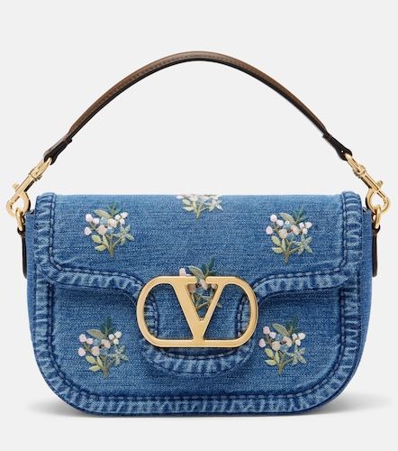 Sac à main Alltime Medium en denim - Valentino Garavani - Modalova