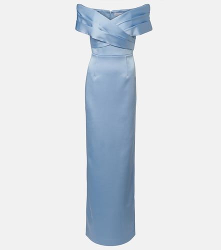 Robe Kai en satin à épaules dénudées - Rebecca Vallance - Modalova